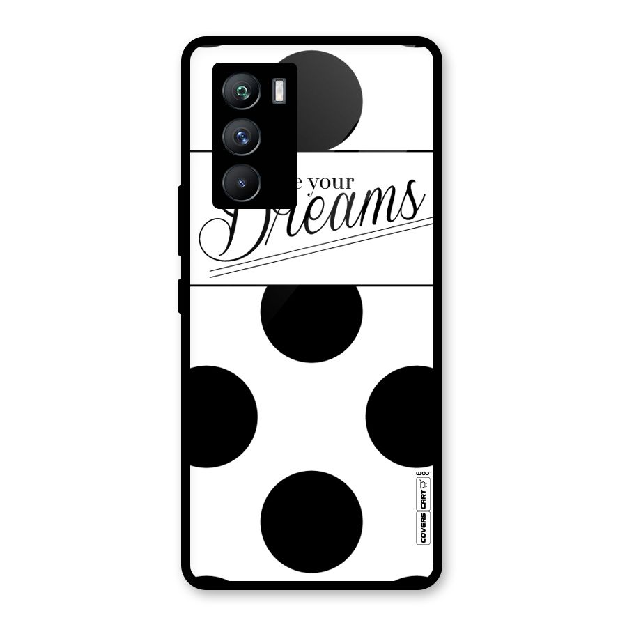 Live Your Dreams Glass Back Case for Vivo iQOO 9 SE