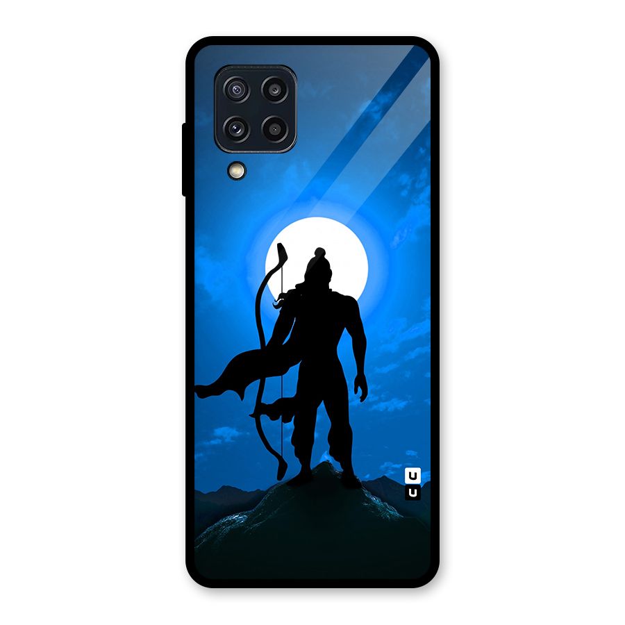 Lord Ram Illustration Glass Back Case for Galaxy M32