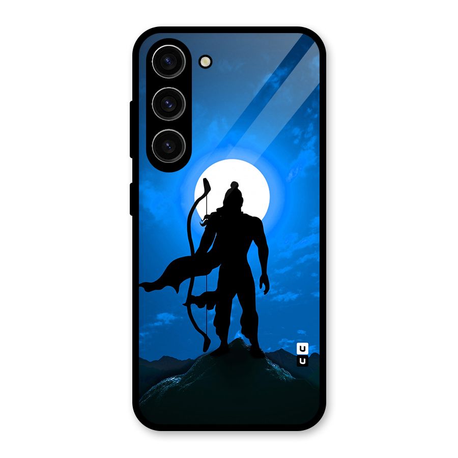Lord Ram Illustration Glass Back Case for Galaxy S23