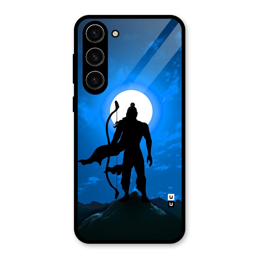 Lord Ram Illustration Glass Back Case for Galaxy S23 Plus