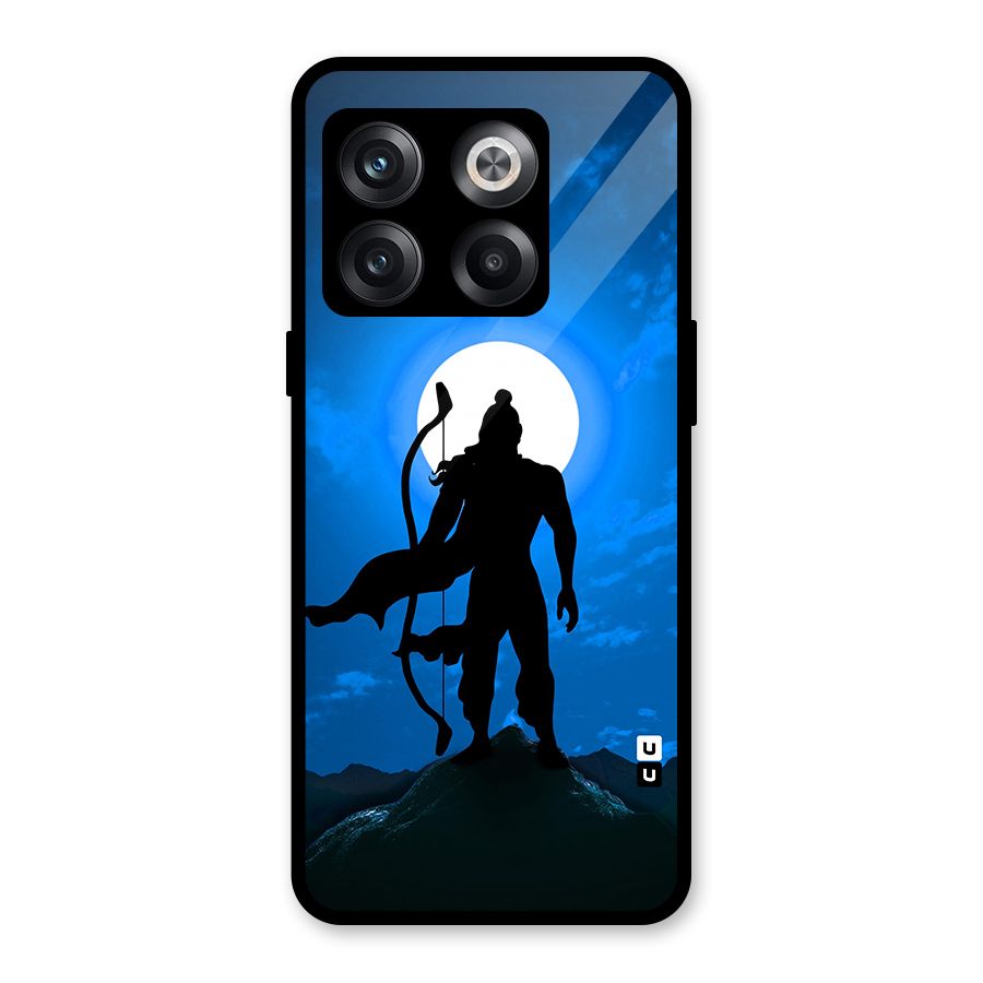 Lord Ram Illustration Glass Back Case for OnePlus 10T