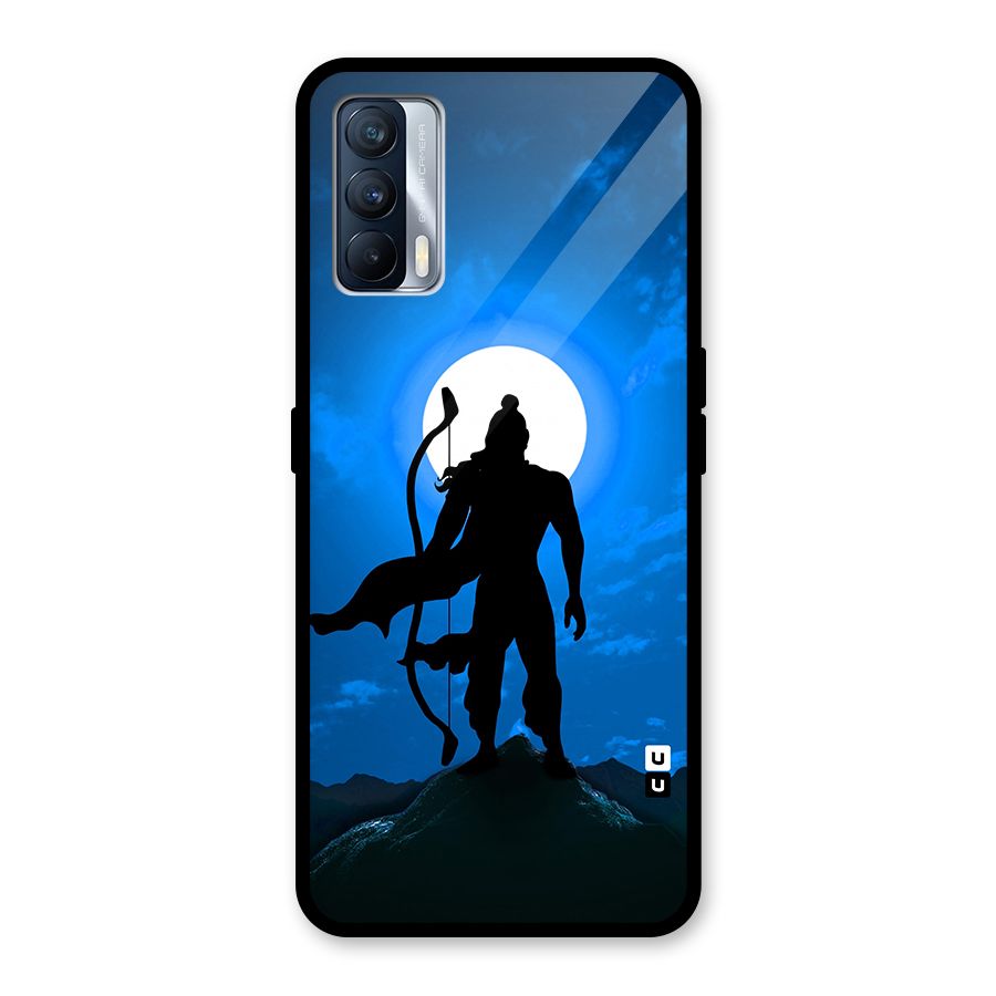 Lord Ram Illustration Glass Back Case for Realme X7