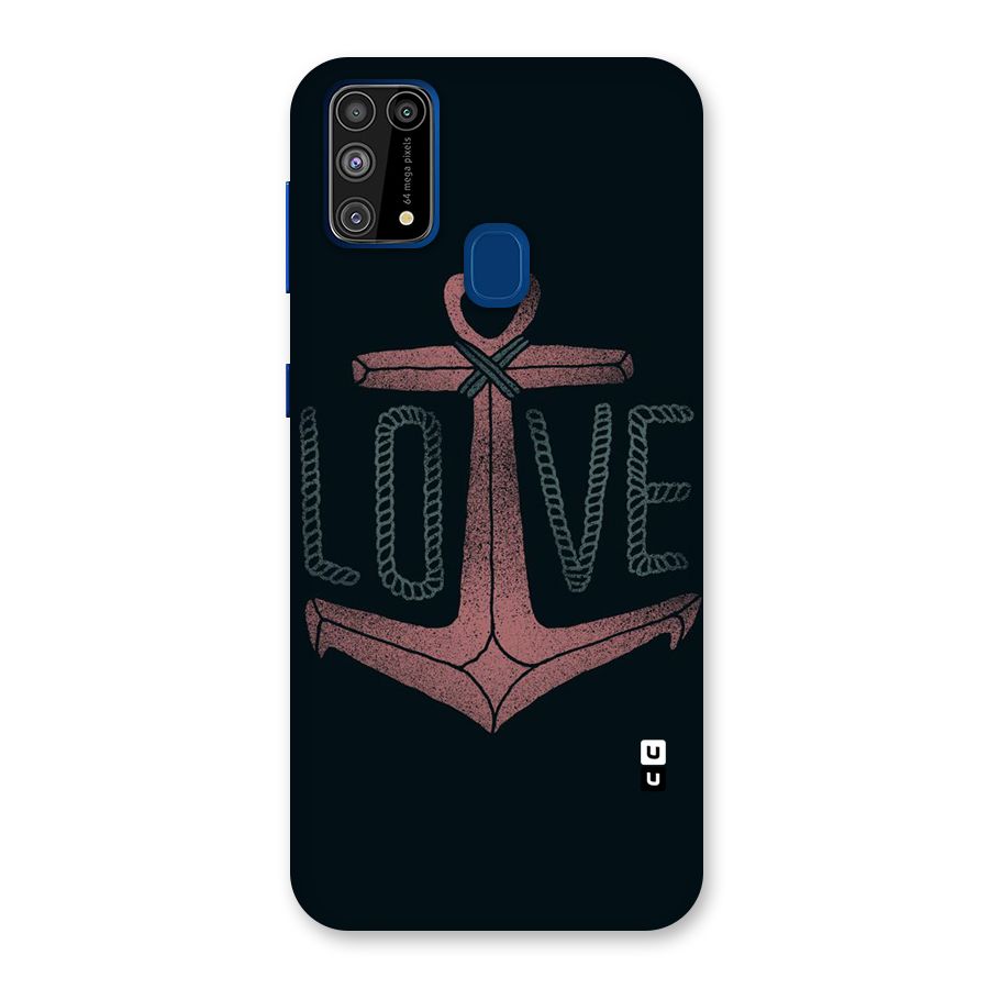 Love Anchor Form Back Case for Galaxy M31