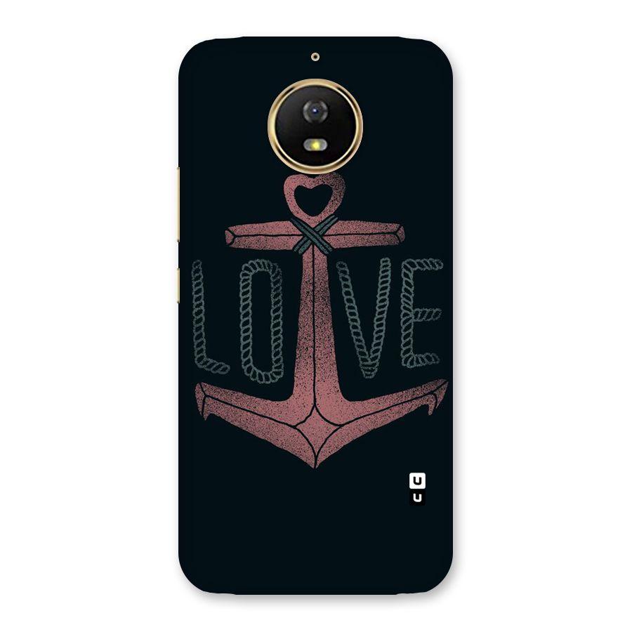 Love Anchor Form Back Case for Moto G5s