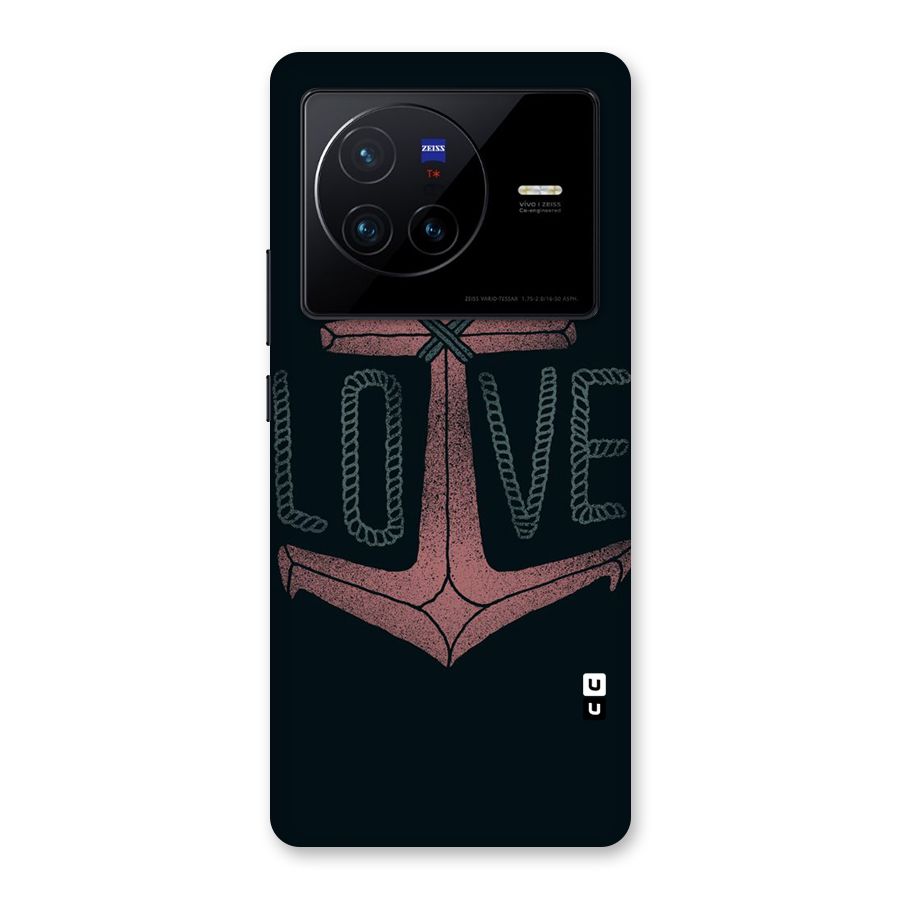 Love Anchor Form Back Case for Vivo X80