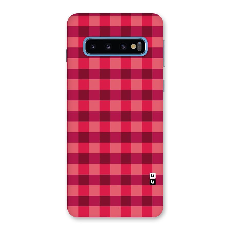 Love Checks Back Case for Galaxy S10