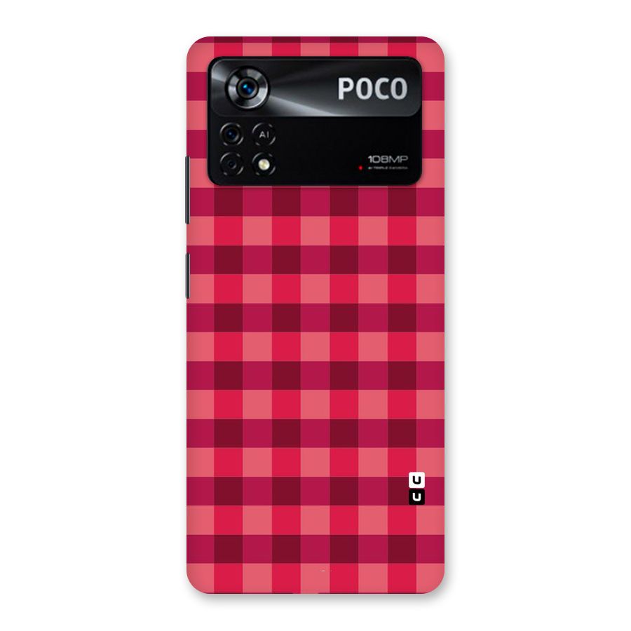 Love Checks Back Case for Poco X4 Pro 5G