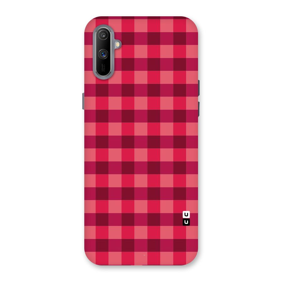 Love Checks Back Case for Realme C3