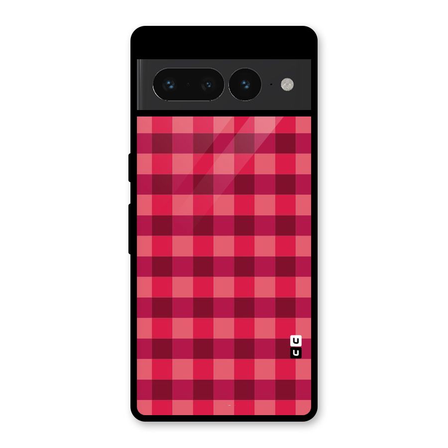 Love Checks Glass Back Case for Google Pixel 7 Pro