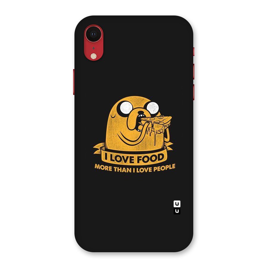 Love Food Back Case for iPhone XR