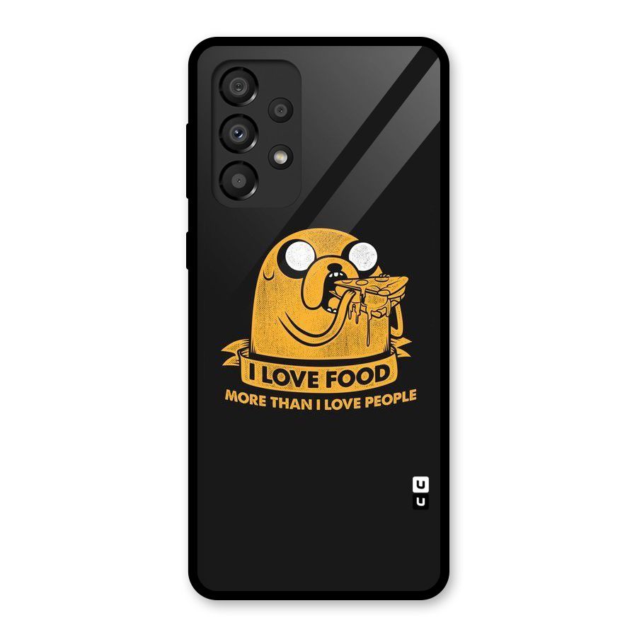 Love Food Glass Back Case for Galaxy A33 5G