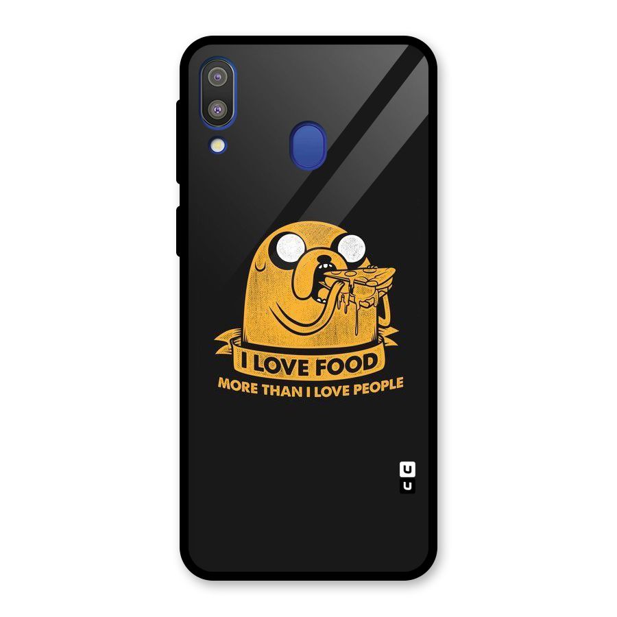Love Food Glass Back Case for Galaxy M20