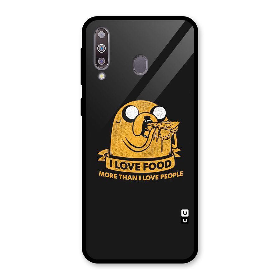 Love Food Glass Back Case for Galaxy M30