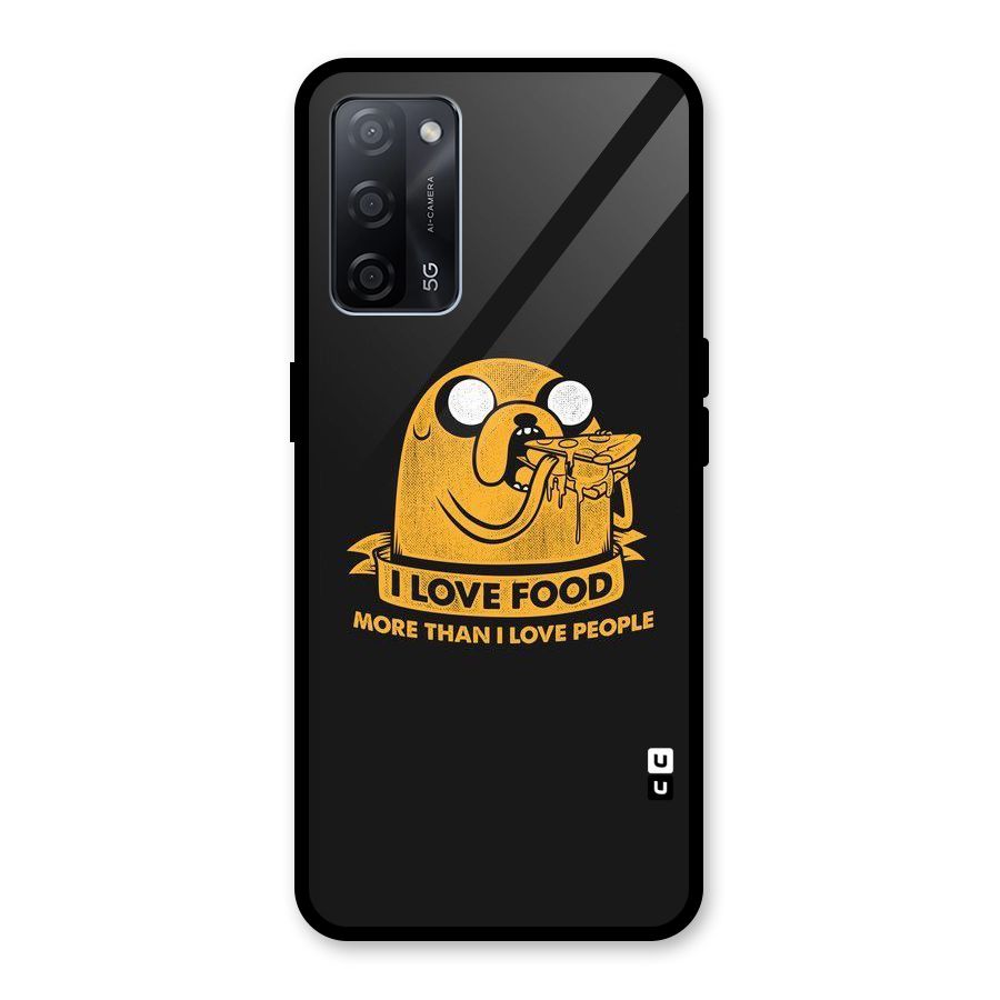 Love Food Glass Back Case for Oppo A53s 5G