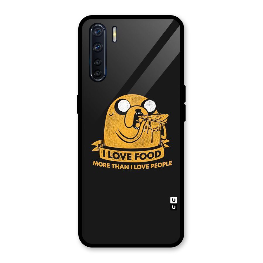 Love Food Glass Back Case for Oppo F15