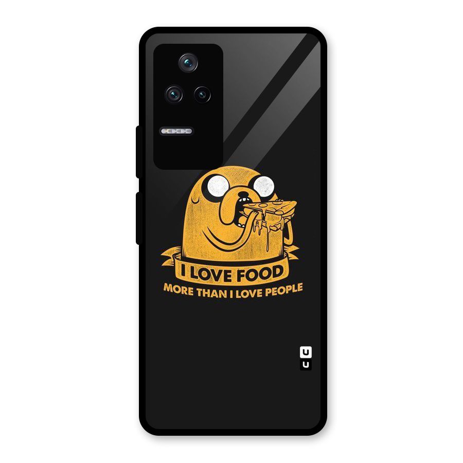 Love Food Glass Back Case for Poco F4 5G