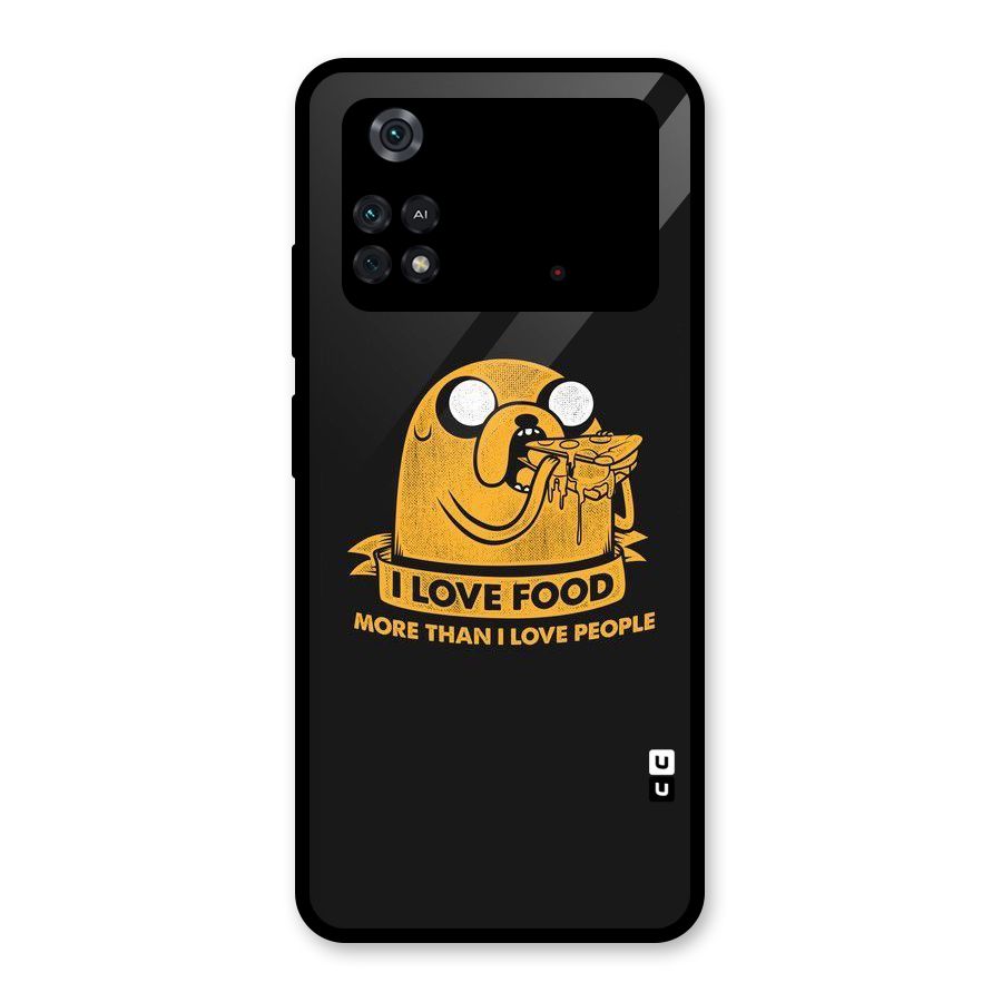 Love Food Glass Back Case for Poco M4 Pro 4G