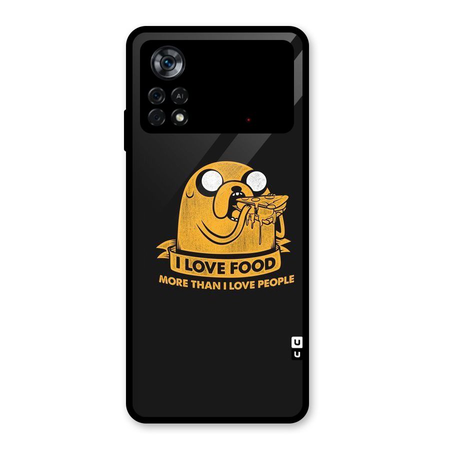 Love Food Glass Back Case for Poco X4 Pro 5G