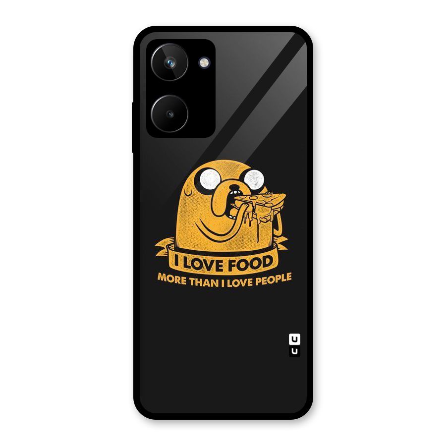 Love Food Glass Back Case for Realme 10