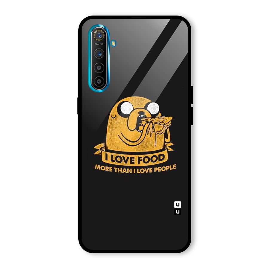 Love Food Glass Back Case for Realme X2