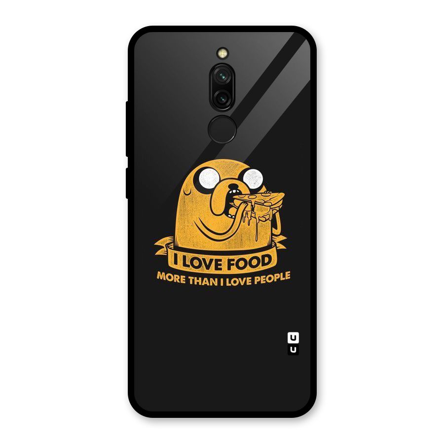 Love Food Glass Back Case for Redmi 8
