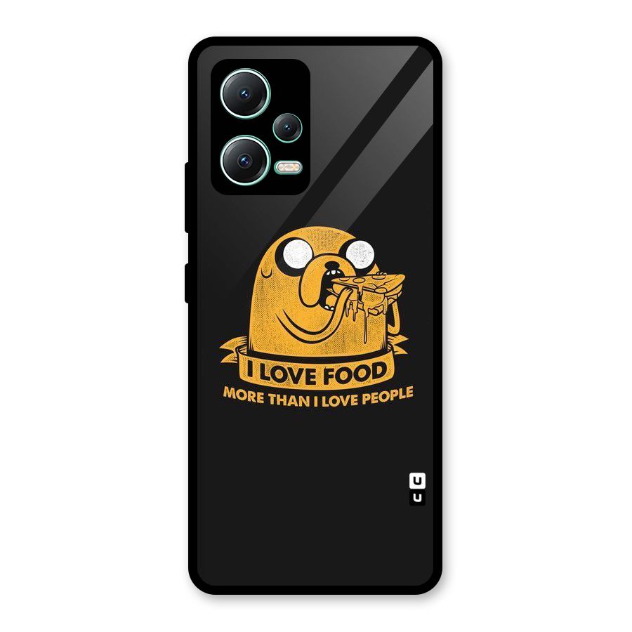 Love Food Glass Back Case for Redmi Note 12 5G