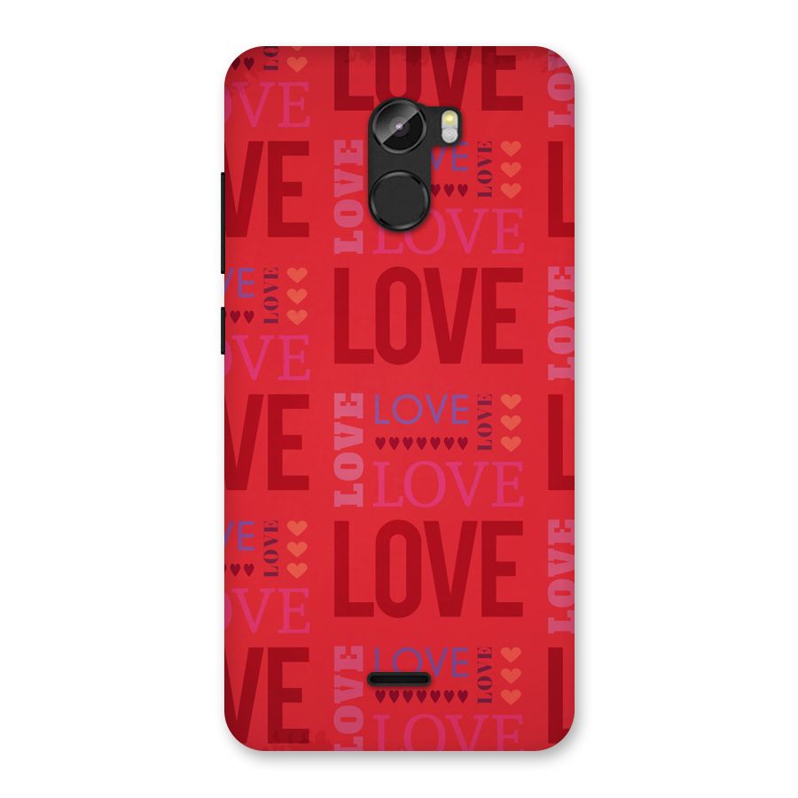 Love Pattern Back Case for Gionee X1