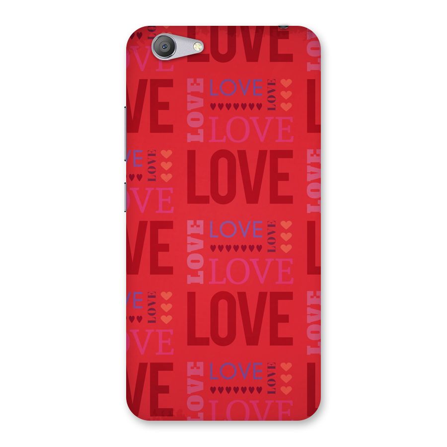 Love Pattern Back Case for Vivo Y53