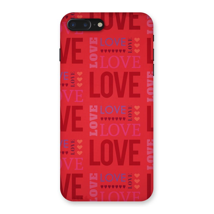 Love Pattern Back Case for iPhone 7 Plus