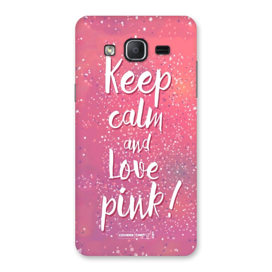 Love Pink Back Case for Galaxy On7 2015