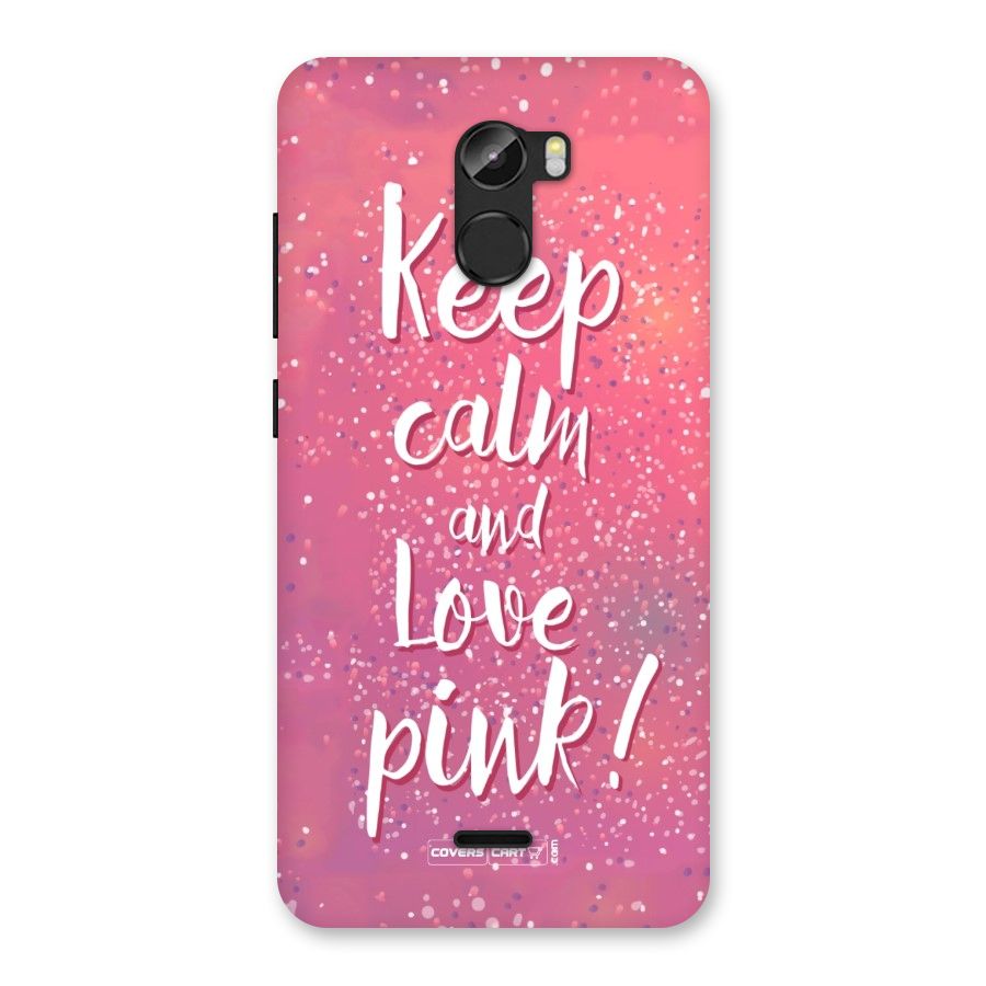 Love Pink Back Case for Gionee X1