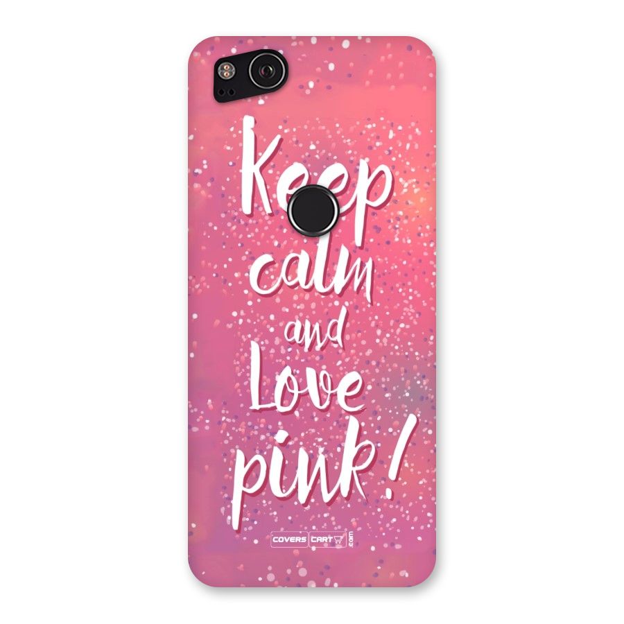 Love Pink Back Case for Google Pixel 2