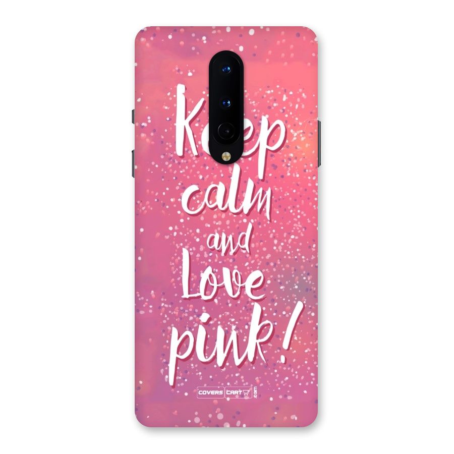 Love Pink Back Case for OnePlus 8