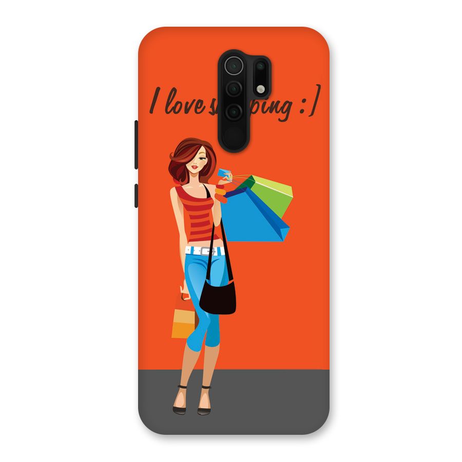 Love Shopping Classy Girl Back Case for Poco M2