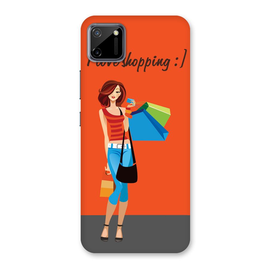 Love Shopping Classy Girl Back Case for Realme C11