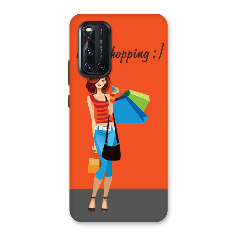 Love Shopping Classy Girl Back Case for Vivo V19