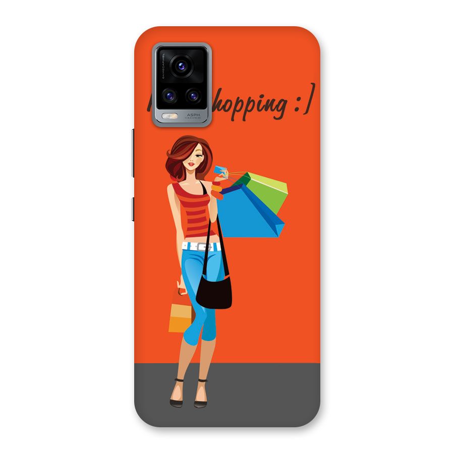 Love Shopping Classy Girl Back Case for Vivo V20