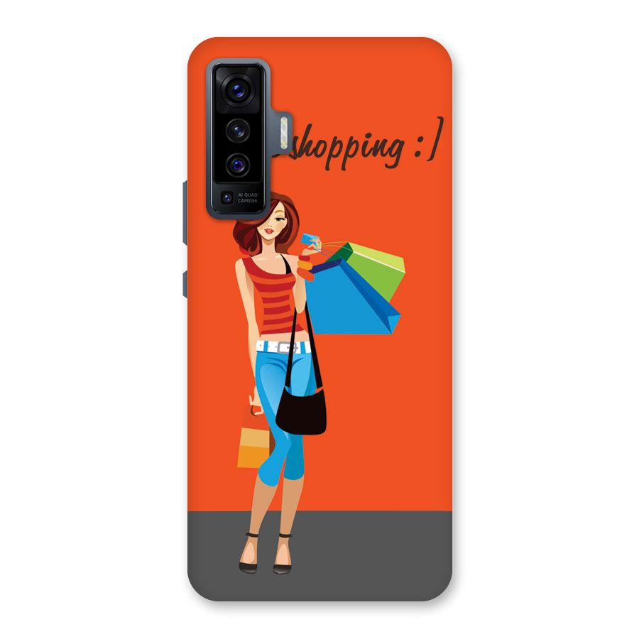 Love Shopping Classy Girl Back Case for Vivo X50