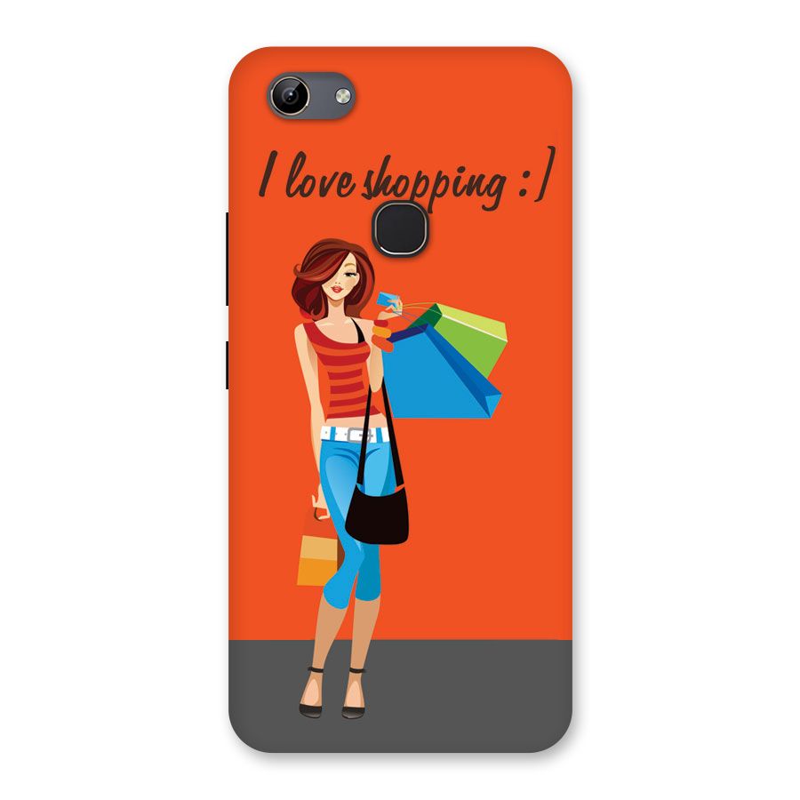 Love Shopping Classy Girl Back Case for Vivo Y81