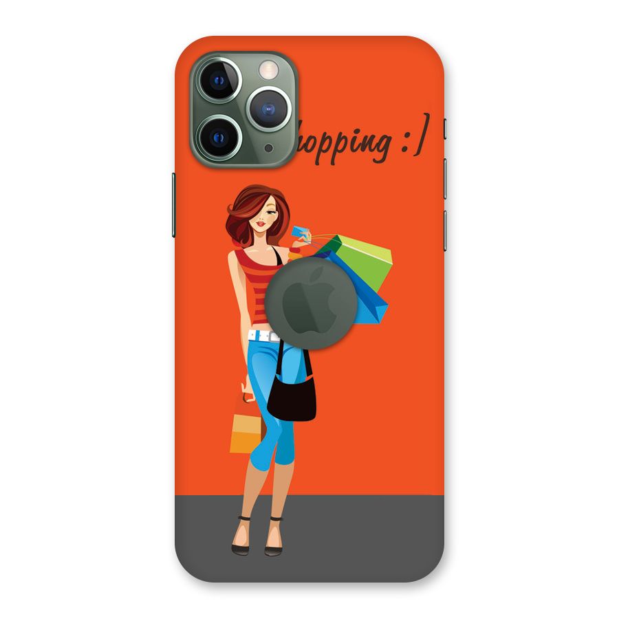 Love Shopping Classy Girl Back Case for iPhone 11 Pro Logo  Cut