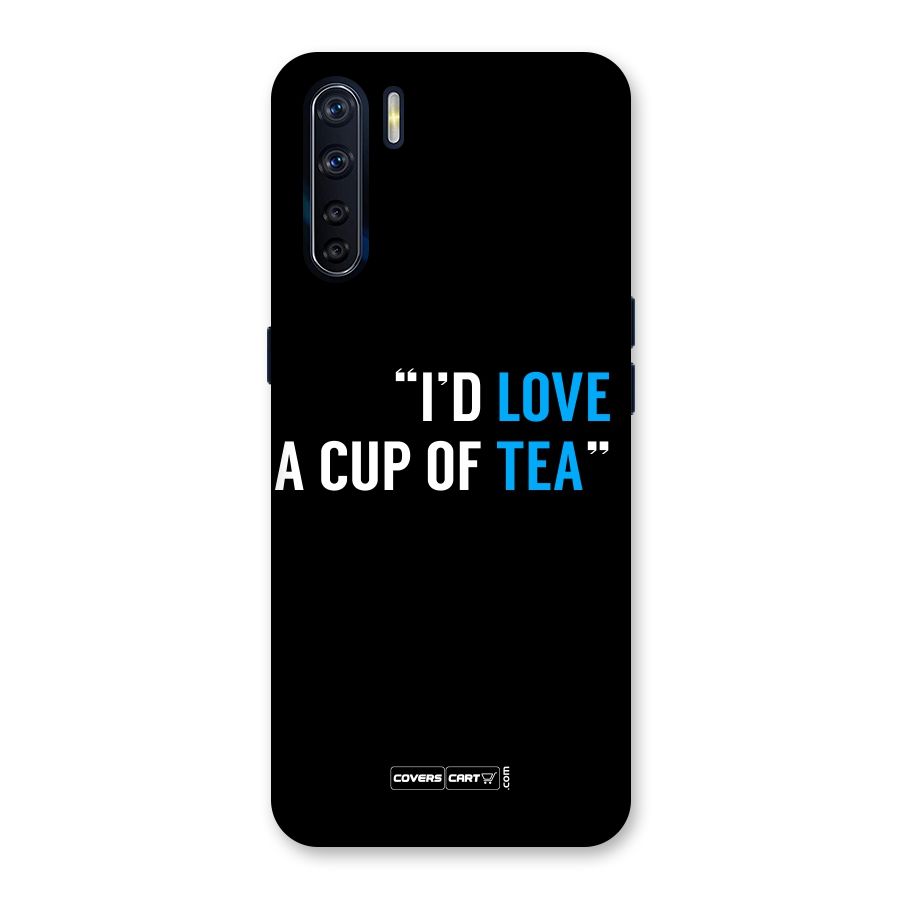 Love Tea Back Case for Oppo F15