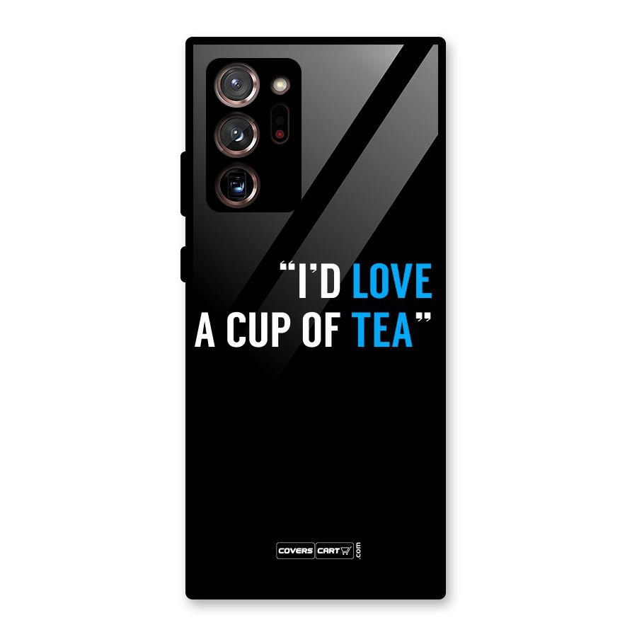 Love Tea Glass Back Case for Galaxy Note 20 Ultra 5G