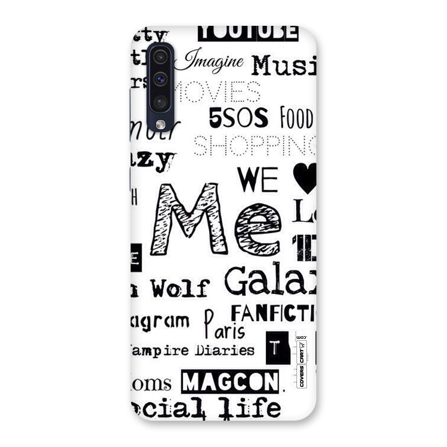 Love Things Back Case for Galaxy A50s