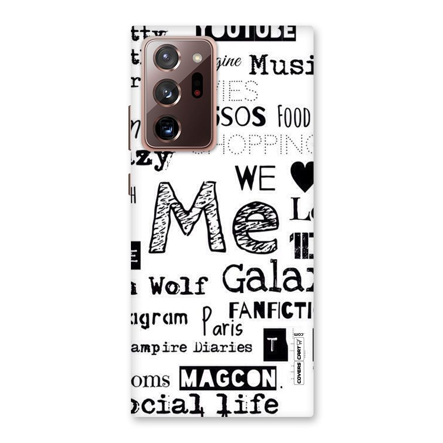 Love Things Back Case for Galaxy Note 20 Ultra