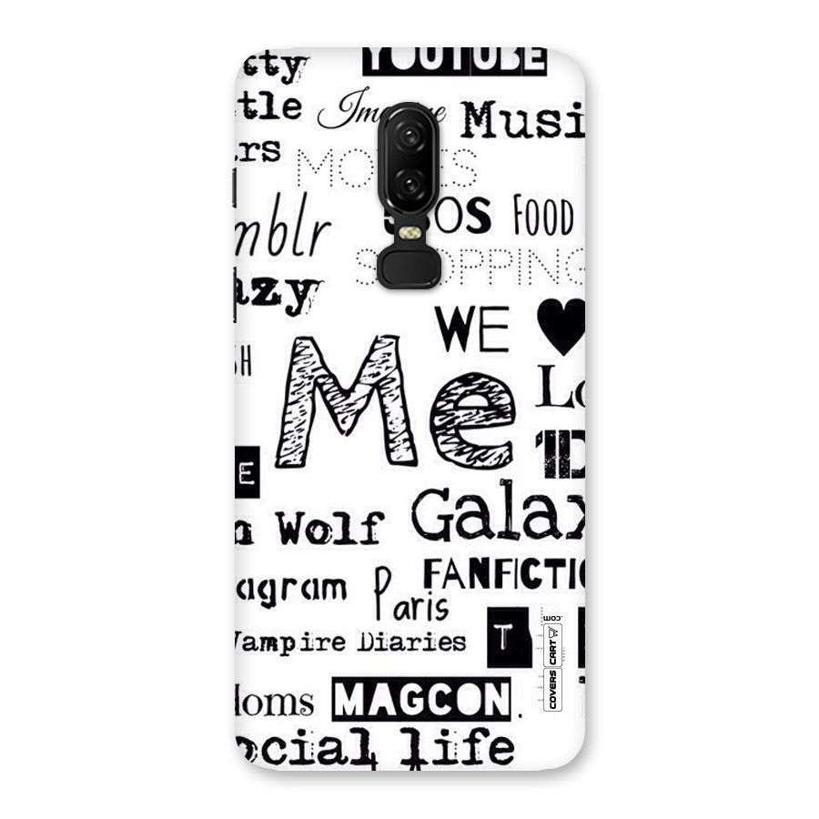 Love Things Back Case for OnePlus 6