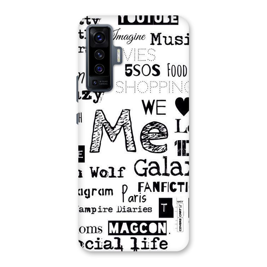 Love Things Back Case for Vivo X50