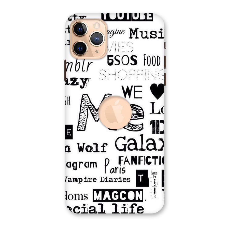 Love Things Back Case for iPhone 11 Pro Max Logo Cut