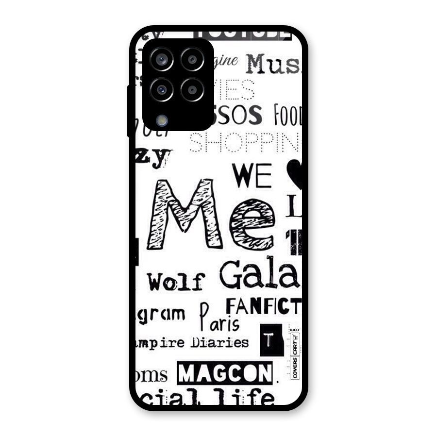 Love Things Glass Back Case for Galaxy M33