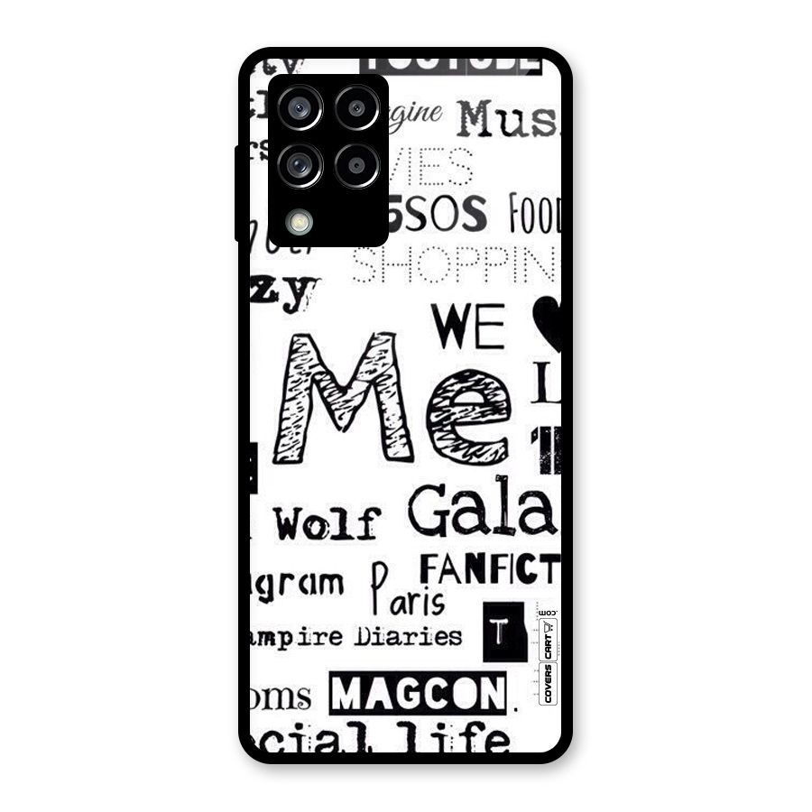 Love Things Glass Back Case for Galaxy M53 5G