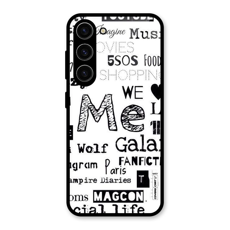 Love Things Glass Back Case for Galaxy S23